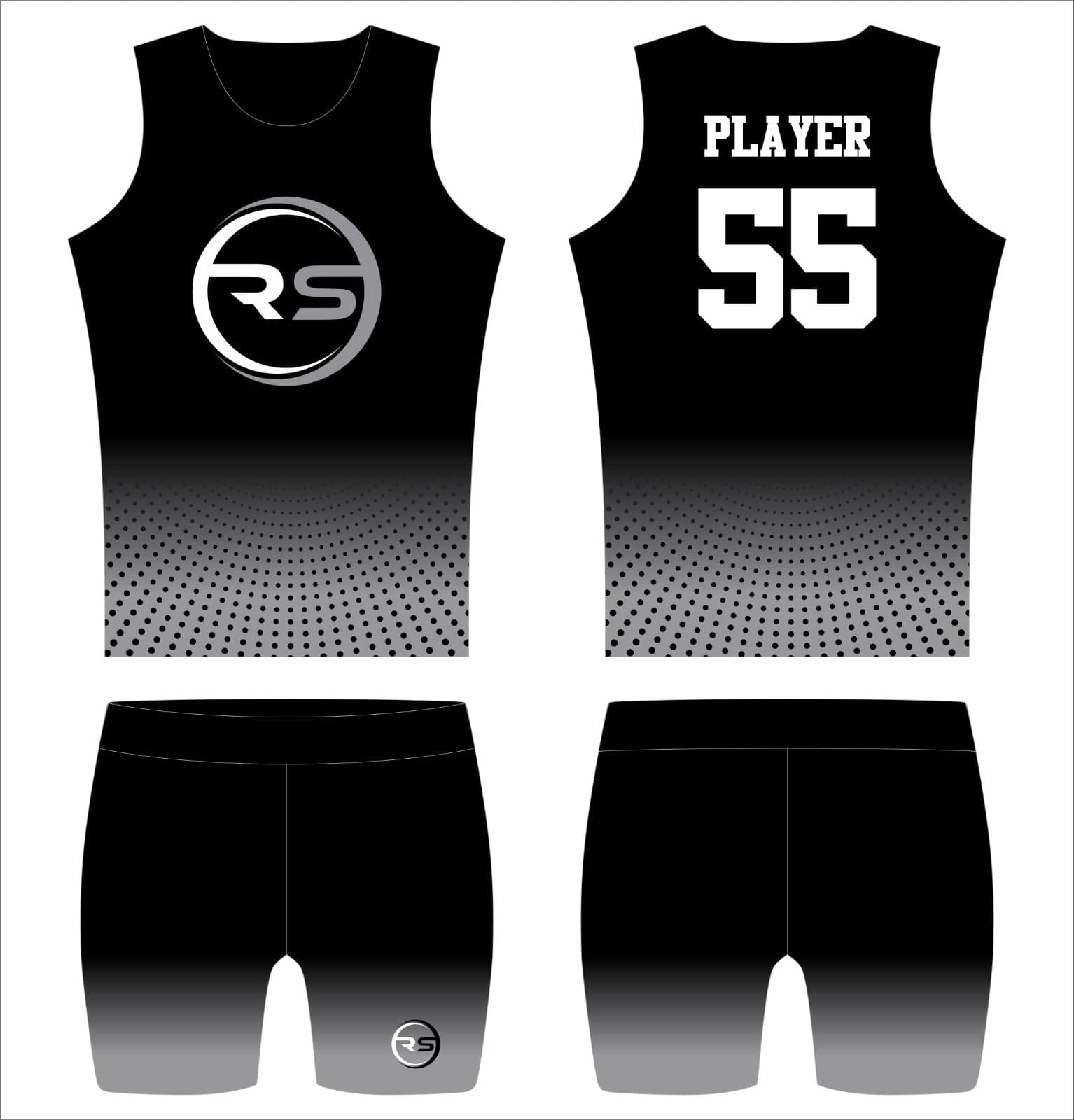 Track two piece uniform reference; Adult and Kids options are not distinguished by the image
